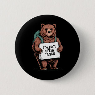 Alt National Park Resist Service Bear Foxtrots Del 6 Cm Round Badge