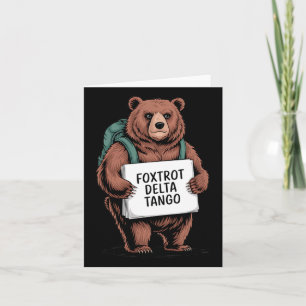 Alt National Park Resist Service Bear Foxtrots Del Card