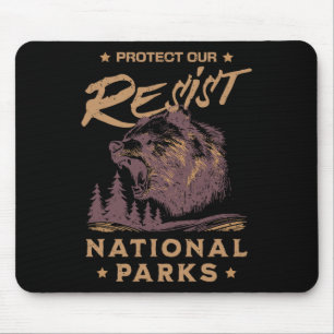 Alt National Park Resist Service Protect Our Natio Mouse Mat