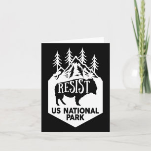 Alt Us National Park Resist Service Card