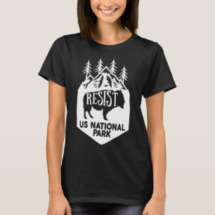 Alt Us National Park Resist Service  T-Shirt