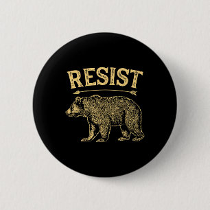 Alt Us National Park Resist Service T Shirt Bear V 6 Cm Round Badge