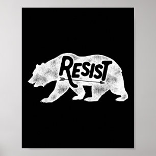 Alt Us National Park Resist Service T Shirt Bear V Poster