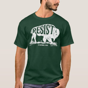 ALT US National Park Service Resist T Bison Vintag T-Shirt
