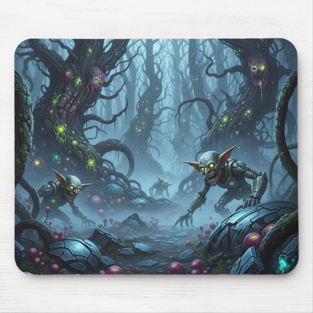 Alt Vibe Sci-Fi Goblins Gaming Mat Mouse Mat (Front)