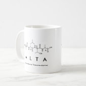Alta peptide name mug (Front Left)