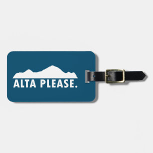 Alta Please Luggage Tag