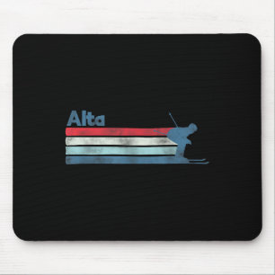 Alta Utah Retro Ski  Mouse Mat