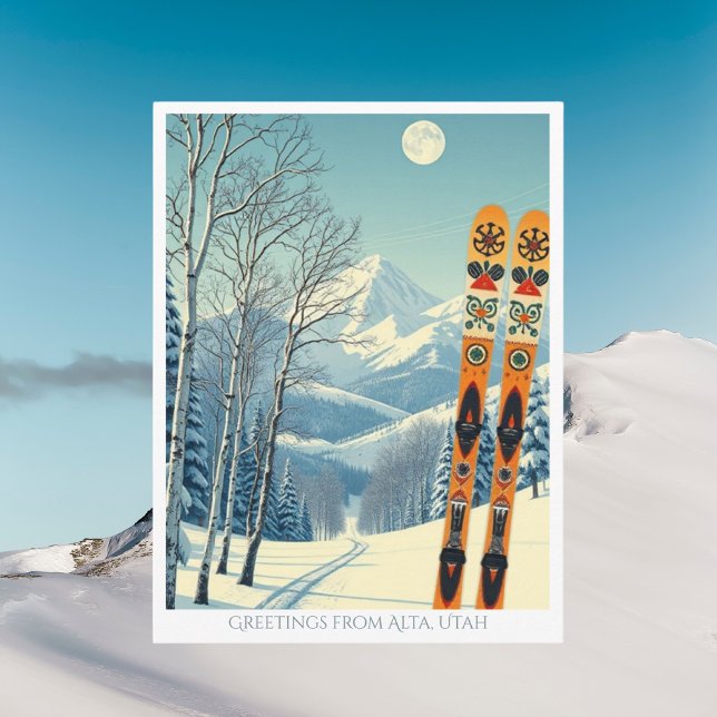 Alta Utah ski area resort vacation Postcard (Creator Uploaded)