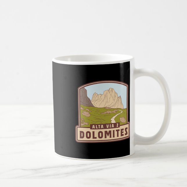 Alta Via 2 – Dolomites - Italy  Coffee Mug (Right)
