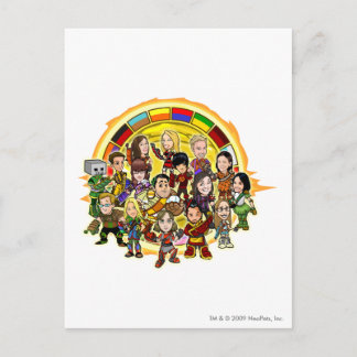 Altador Cup Staff Group Postcard