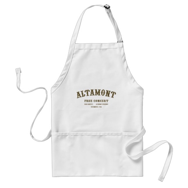 altamont free concert standard apron (Front)