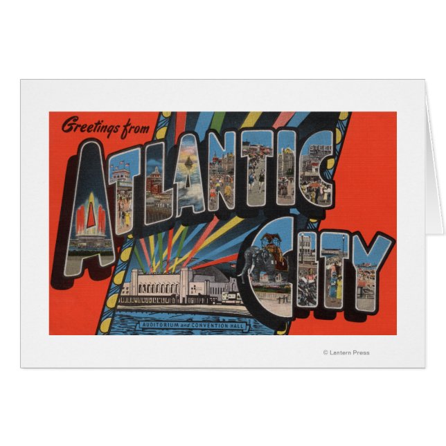 Altantic City, New Jersey - Large Letter (Front Horizontal)