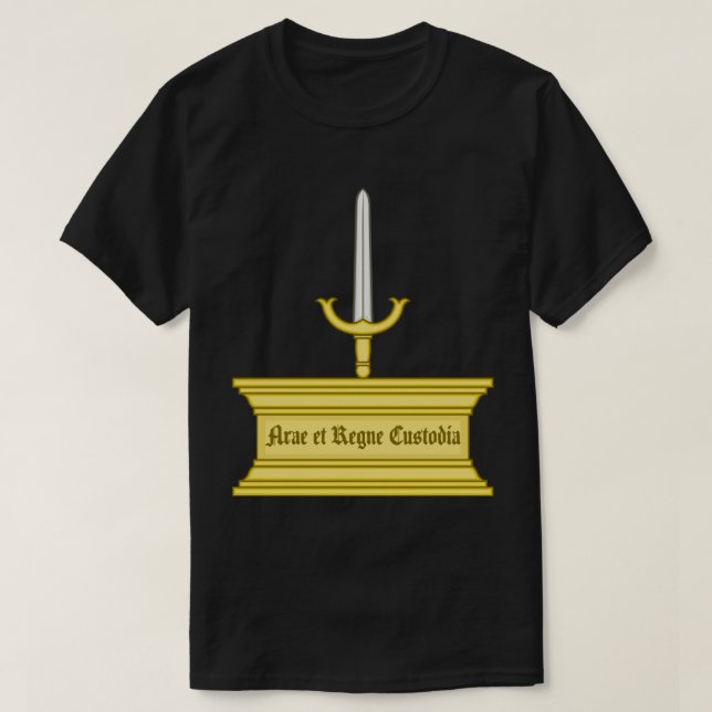Altar and Sword Badge of Mary I T-Shirt (Design Front)