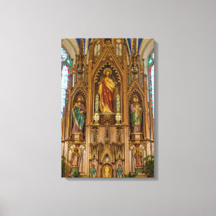 Altar At St Peter Canvas Print