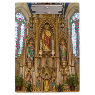Altar At St Peter Clipboard