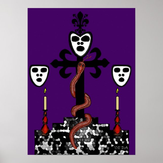 Altar Image for Baron Samedi and the Guede Poster (Front)