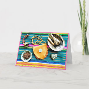 Altar Items Folded Greeting Card