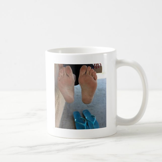 ALTAR OF MY FEET COFFEE MUG (Right)