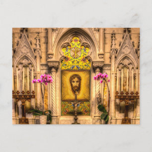 Altar Of The Holy Face St Patrick's Cathedral New  Holiday Postcard