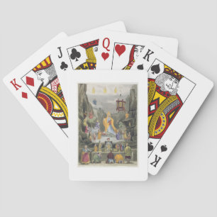 Altar Piece in the 'Yun Stzoo Stzee' Temple, Ting- Playing Cards