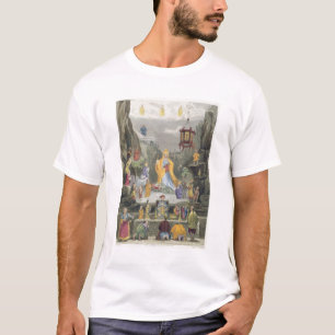 Altar Piece in the 'Yun Stzoo Stzee' Temple, Ting- T-Shirt