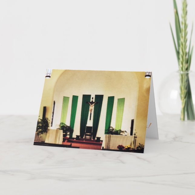 "Altar Your Faith" Easter Card (Front)