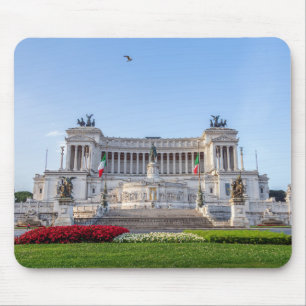 Altare della Patria at early morning - Rome, Italy Mouse Mat