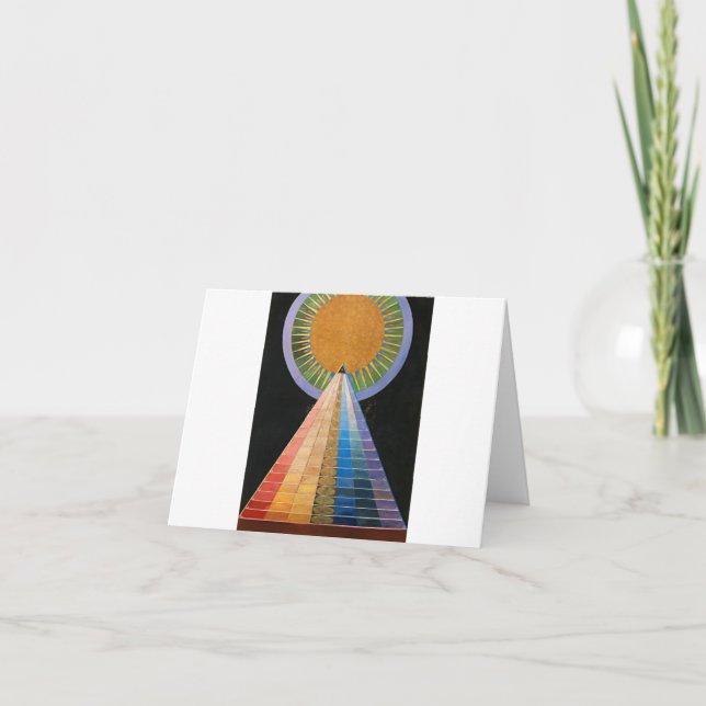 Altarpiece, Group X, No.1 by Hilma af Klint Thank You Card (Front)