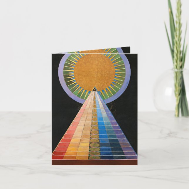 Altarpiece, Group X, No.1 by Hilma af Klint Thank You Card (Front)