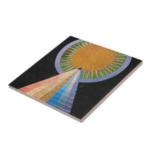 Altarpiece, Group X, No.1 by Hilma af Klint Tile