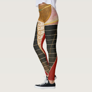 Altarpiece, Group X, No.2 by Hilma af Klint Leggings