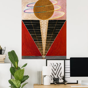 Altarpiece, Group X, No.2 by Hilma af Klint Poster