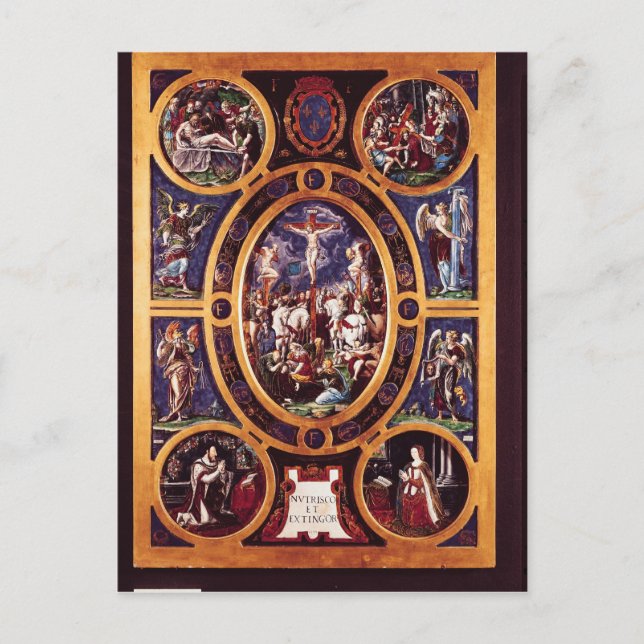 Altarpiece of Sainte-Chapelle Postcard (Front)