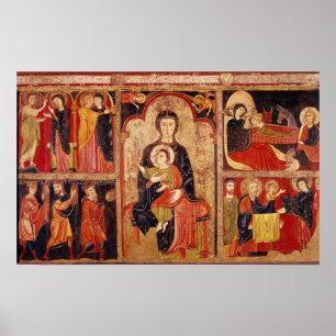 Altarpiece of St. Maria de Avila Poster