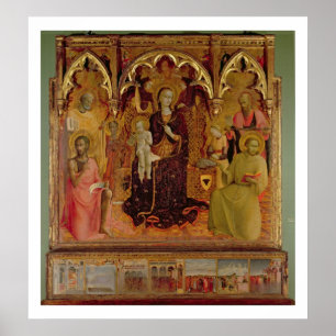 Altarpiece of the Madonna of the Snow, c.1430-32 ( Poster