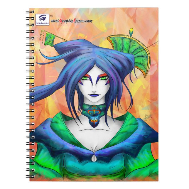 AltDelta : Blue Geisha Notebook (Front)