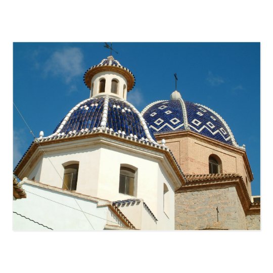 Altea Church postcard