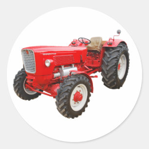 Alter Traktor Güldner G 75 AS Classic Round Sticker