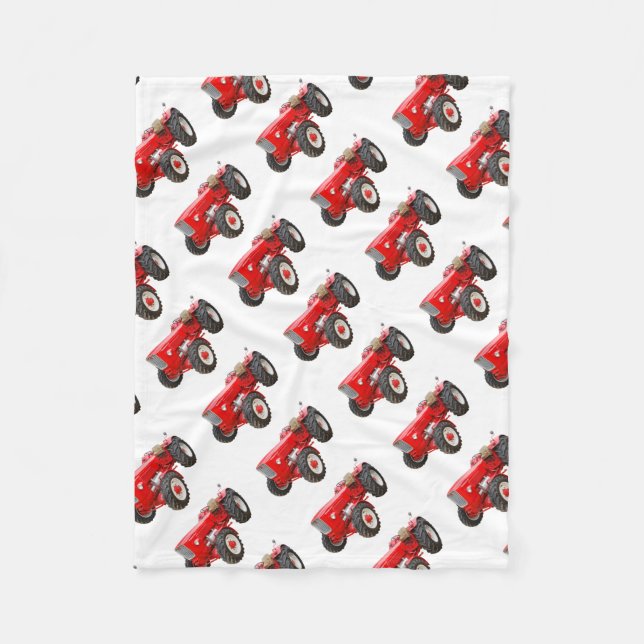 Alter Traktor Güldner G 75 AS Fleece Blanket (Front)