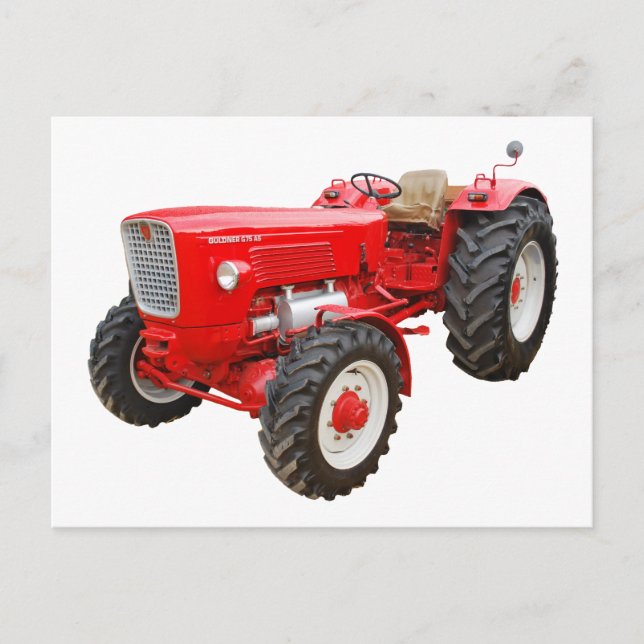 Alter Traktor Güldner G 75 AS Postcard (Front)