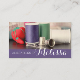 Alteration, Tailor , Tailor, Seamstress Business Card