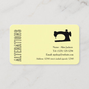 ALTERATIONS business cards