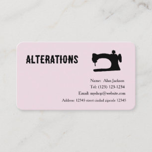 ALTERATIONS business cards
