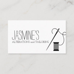 Alterations &  Tailoring Business Card
