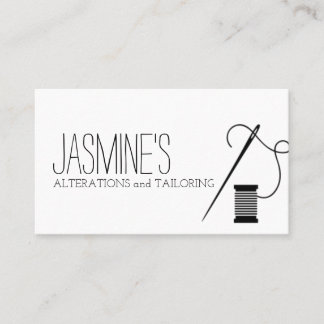 Alterations &  Tailoring Business Card