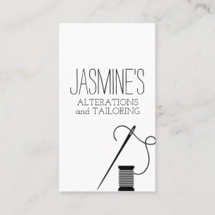 Alterations &  Tailoring Business Card