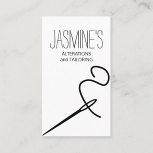 Alterations &  Tailoring Business Card