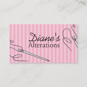 Alterations, Tailoring, Seamstress, Tailor Business Card