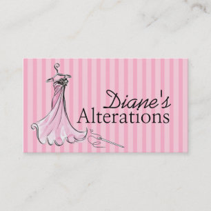 Alterations, Tailoring, Seamstress, Tailor Business Card